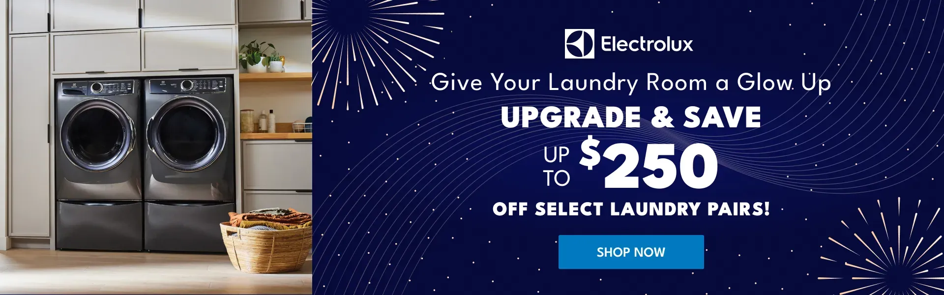 Electrolux Laundry Room Glow Up